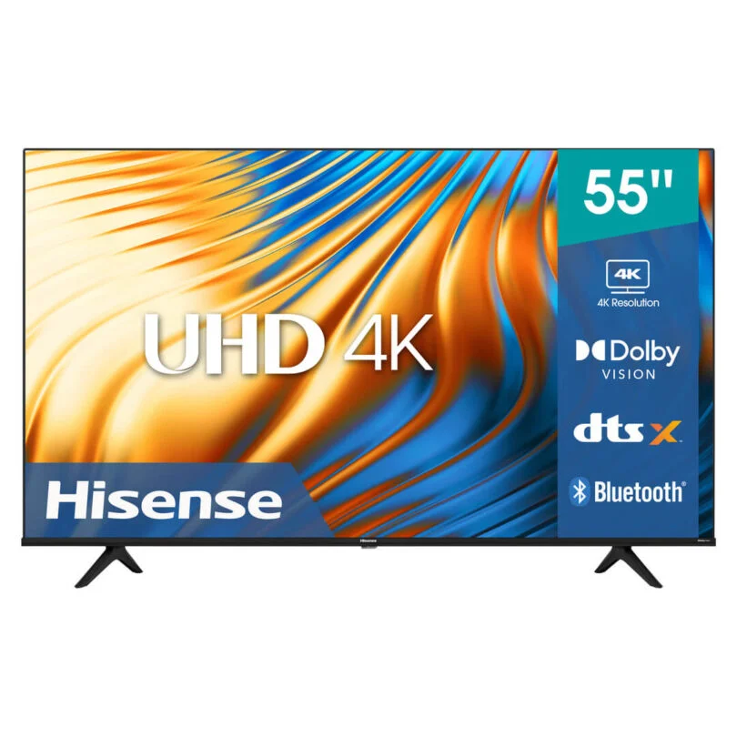 Hisense 55 Inch Smart 4K UHD Frameless TV – A6 Series 55A6QKEN