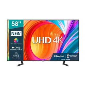 Hisense 58 Inch Smart 4K UHD Frameless TV – A6 Series 58A6QKEN